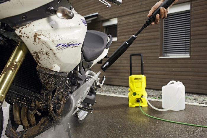 Cleaning Motorcycle