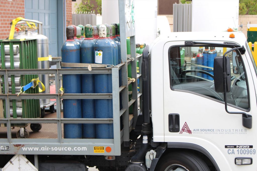 safety transportation of gas cylinders