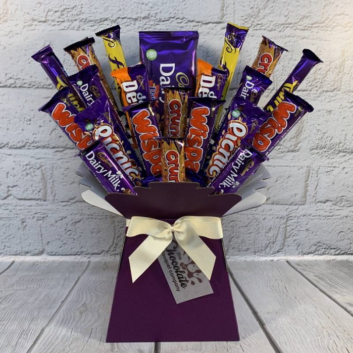 chocolate bouquet as gift