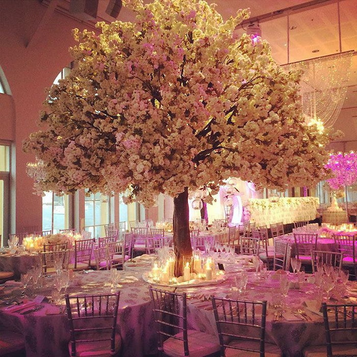 Cherry Blossom Flowers as wedding decoration