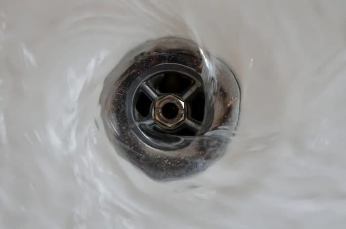 bathroom round sink drain