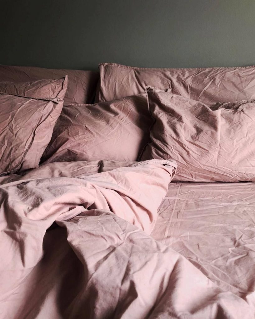 Dark rose bedding pillows and bedding sheets